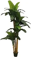 YATAI Nearly Natural Artificial Banana Tree 2.7 Meters High Fake Plant with Plastic Pot and Moss Grass Arrangement for Home Indoor Garden Decoration – Fake Tree – Artificial Plants – Artificial Tree