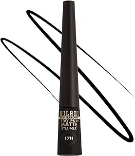 Milani Stay Put Matte Liquid Eyeliner Waterproof- Black