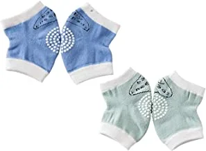 Star Babies Anti-Slip Crawling Kneepads - Boys - Multicolour, Pack Of 2