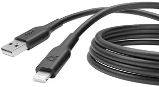 Powerology USB-A to Lightning Cable 3M - Black