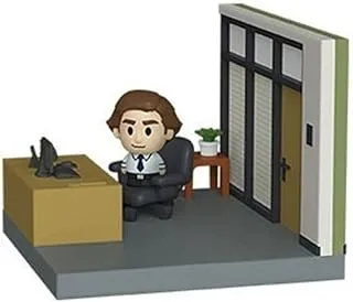 Funko Diorama: the Office - Jim's Desk Scene - Jim - Collectable Vinyl Figure - Gift Idea - Official Merchandise - Toys for Kids & Adults - TV Fans - Model Figure for Collectors and Display