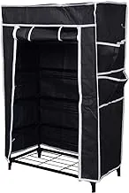 Home Pro 5 Layer Shoe Rack With Mesh, Black