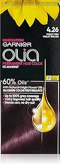 Garnier Olia, No Ammonia Permanent Hair Color With 60% Oils, 4.26 Violet Red