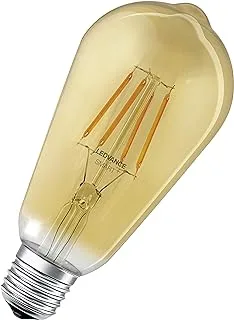 Ledvance Led Lamp, Base: E27, Warm White, 2500 K, 5.50 W, Replacement For 45 W Incandescent Bulb, Smart+ Filament Edison Dimmable [Energy Efficiency Class [Aggr] A++] A+]