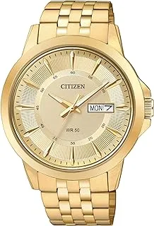 Citizen Men's Quartz Watch, Analog Display And Stainless Steel Strap Bf2013-56P