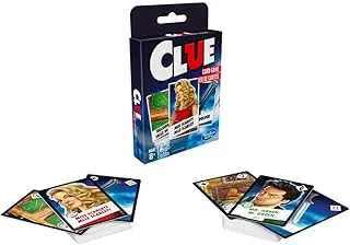 Clue Card Game for Kids Ages 8 and Up, 3-4 Player Strategy Game, Travel Games for Kids, Gifts for Kids, Kids Gifts