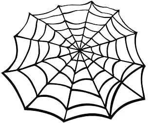 Party Magic Halloween Spider Web 90Cm, Black, 90406