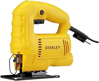 Stanley Jigsaw, 450W, Variable Speed, Corded, For Cutting Wood, Sheet Metal & Plastic, Yellow/Black - Sj45-B5, 2 Years Warranty