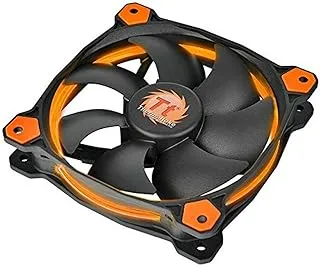 Thermaltake Ring 14 High Static Pressure 140mm Circular Led Case Radiator Cooling Fan Cl-F039-PL4OR-A Orange