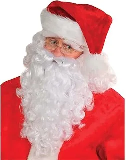 amscan Premium Santa Wig And Beard Set 4ct