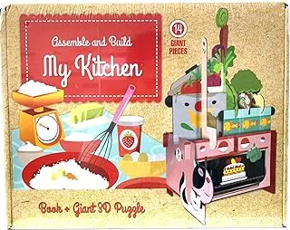 Tu Sun Assemble And Build My Kitchen, Multicolor, 88170, Floor Puzzles