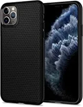 جراب Spigen Liquid Air مصمم لهاتف iPhone 11 Pro MAX - أسود غير لامع