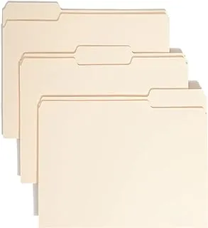 Smead File Folder, 1/3-Cut Tab, Assorted Position, Letter Size, Manila, 24 Per Pack (11928)