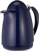 Helios Plastic 1 Liter Vacuum Flask, Blue, 3994- 1022Blue/ White