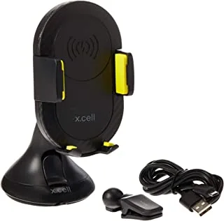 Xcell XL-CH-110WL Car Phone Holder With Wireless Charging Function - (Pack of1)