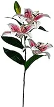 Dubai Garden Centre Artificial Lily Stem, Pink/Green