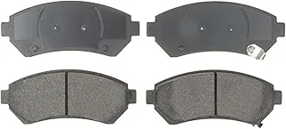 Acdelco Silver 14D699Ch Ceramic Front Disc Brake Pad Set With Wear Sensor