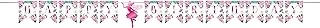 Creative Converting Floral Fairy Sparkle Shaped Ribbon Banner