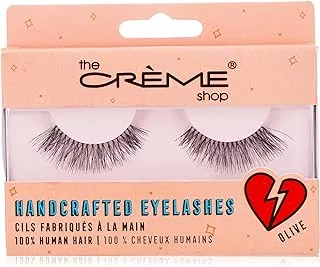 The Crème Shop Natural Defining Eye Lashes. Made With 100% Human Hair -Olive