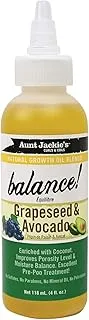 Aunt Jackies Avocado Grape Seed Growth Oil 118 ml