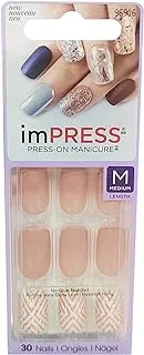 KISS Impress Accent Nails Ice Pops BIPAM010XC, Tan