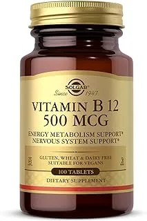 Solgar Vitamin B12 Tablets 500 Mcg, 100s