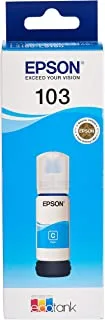 Epson 103 Ecotank Ink Bottle For Printer Refill, 65ml,Cyan