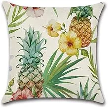 RISHAHOME Pineapple Printed Cushion Cover 4x45 cm