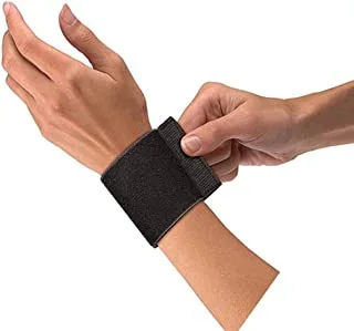 MUELLER ELASTIC WRIST SUPPORTW/LOOP BLACK OSFM:961