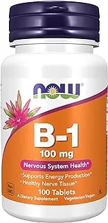 Now Foods Vitamin B-1, 100 Mg Tablets