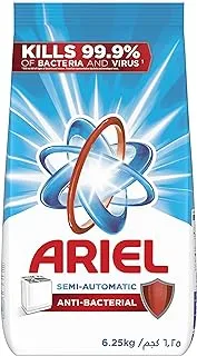 Ariel Semi-Automatic, Antibacterial Laundry Detergent, Original Scent, 6.25Kg