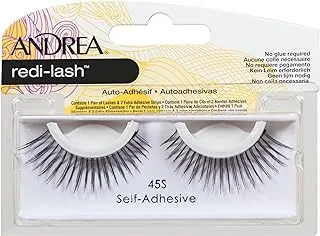 Andrea 45S Redi-Lash Self Adhesive Eyelashes, Black