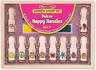 Melissa and Doug Deluxe Happy Handle Stamp Set