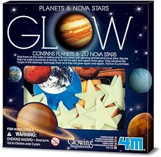 لعبة تسلية 4M Glow Planets و Nova Star [00-05635]