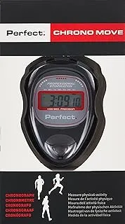 Tp Perfect Fitness Chrono Move Stop Watch, Black