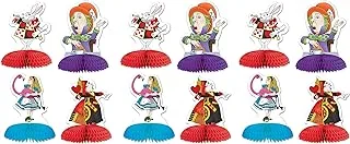 Beistle Alice In Wonderland Alice In Wonderland Mini Centralpieces متعدد الألوان ARPTL_29947-3 pack _L16A