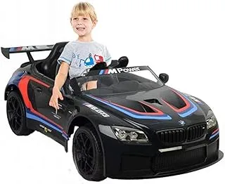 Megastar - BMW M6 Gt3 Sports Ride-On Race Car, Black, 6666, L