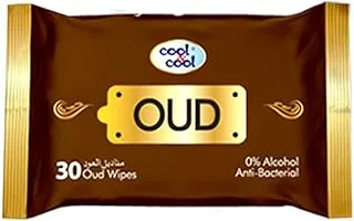 Cool & Cool Oud Wipes 30's