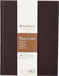 Strathmore (467-8 STR-467-8 48 Sheet No 140 Watercolor Art Journal, 8.5 by 11