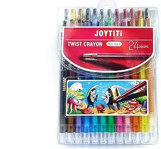 TITI Twist Twist Wax CRAYONS 24 لون 140 ملم