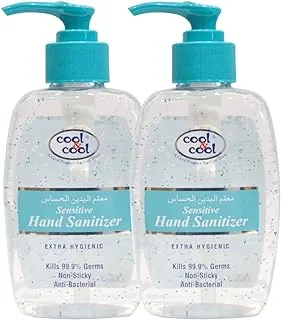 Cool & Cool Sensitive Hand Sanitizer, 250ml x Pack of 2