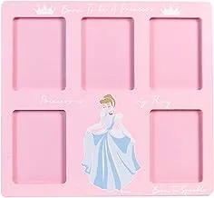 Disney Princess Photo Frame – School Collage For Wall And Table - Solid Mdf Wooden Framework 5 Photos Partitions (Official Product)