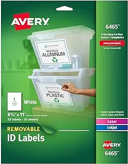 علامات Avery Marks-A-Lot الدائمة ، حجم كبير بنمط المكتب ، طرف إزميل ، مقاومة للماء والتآكل 8.5 × 11 بوصة