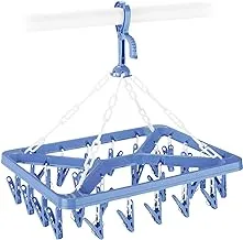 Whitmor Clip and Drip Hanger - Hanging Drying Rack - 26 Clips