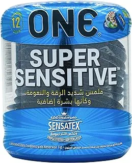 One Condoms Super Sensitive, 12 Pcs