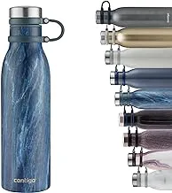 Contigo Matterhorn Water bottle with Thermalock insulation, BPA-free stainless steel bottle with screw cap, leak-proof drinking bottle, keeps beverages up to 24h cold/up to 10h hot, 590 ml