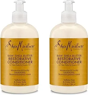 SHEA MOISTURE Raw Shea Butter Restorative Conditioner, 13 Oz, Pack of 2