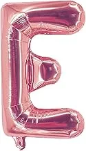 Party Time E Letter Foil Balloon (Rose Gold)