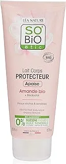 So Bio Etic Organic Almond Protective Body Lotion, 200ml | parabens free | Silicone free | Suitable for dry & sensitive skin.