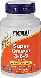 Now Super Omega 3-6-9 1200 Mg Softgels - 90